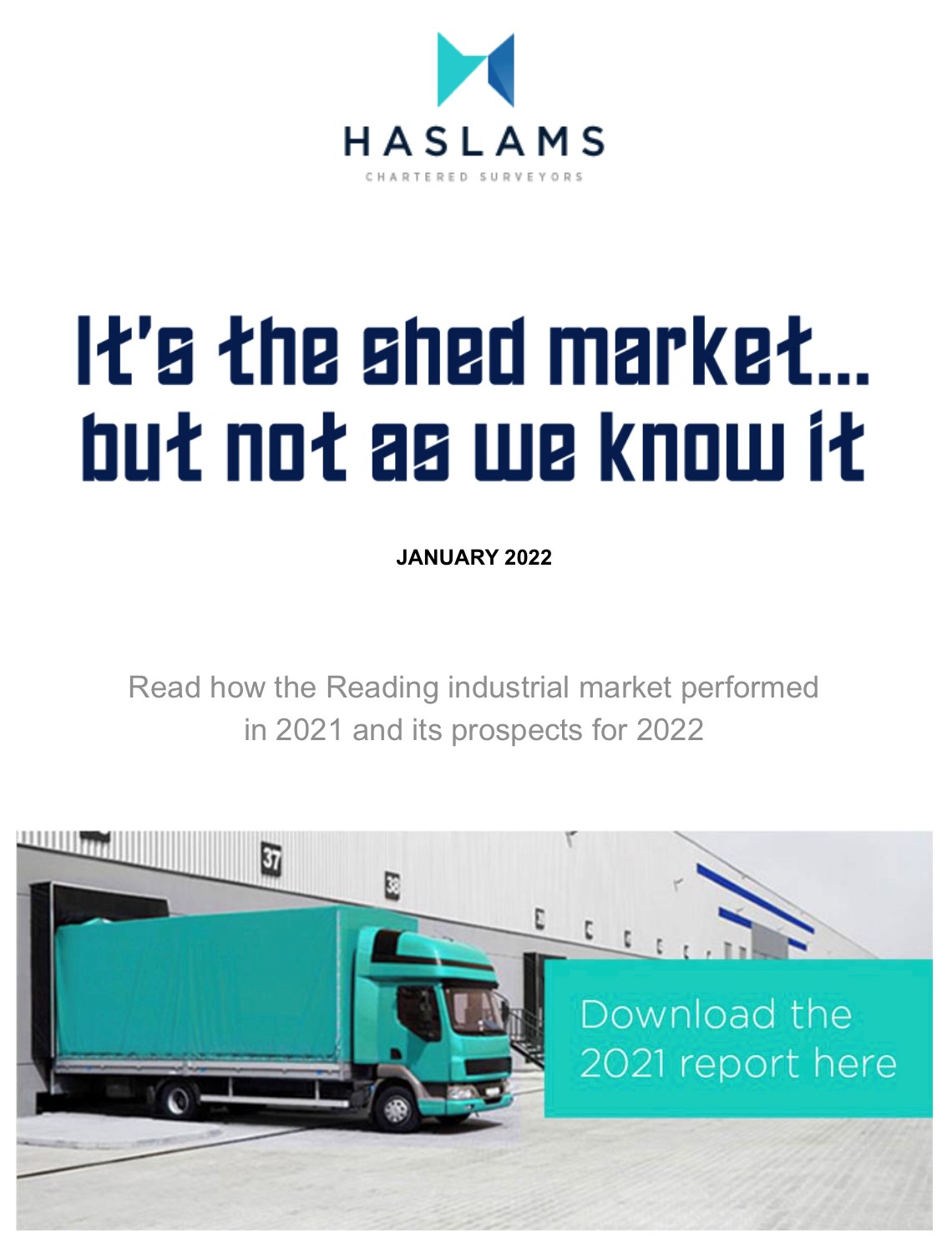 Hot off the press! Reading Industrial Market Report 2021